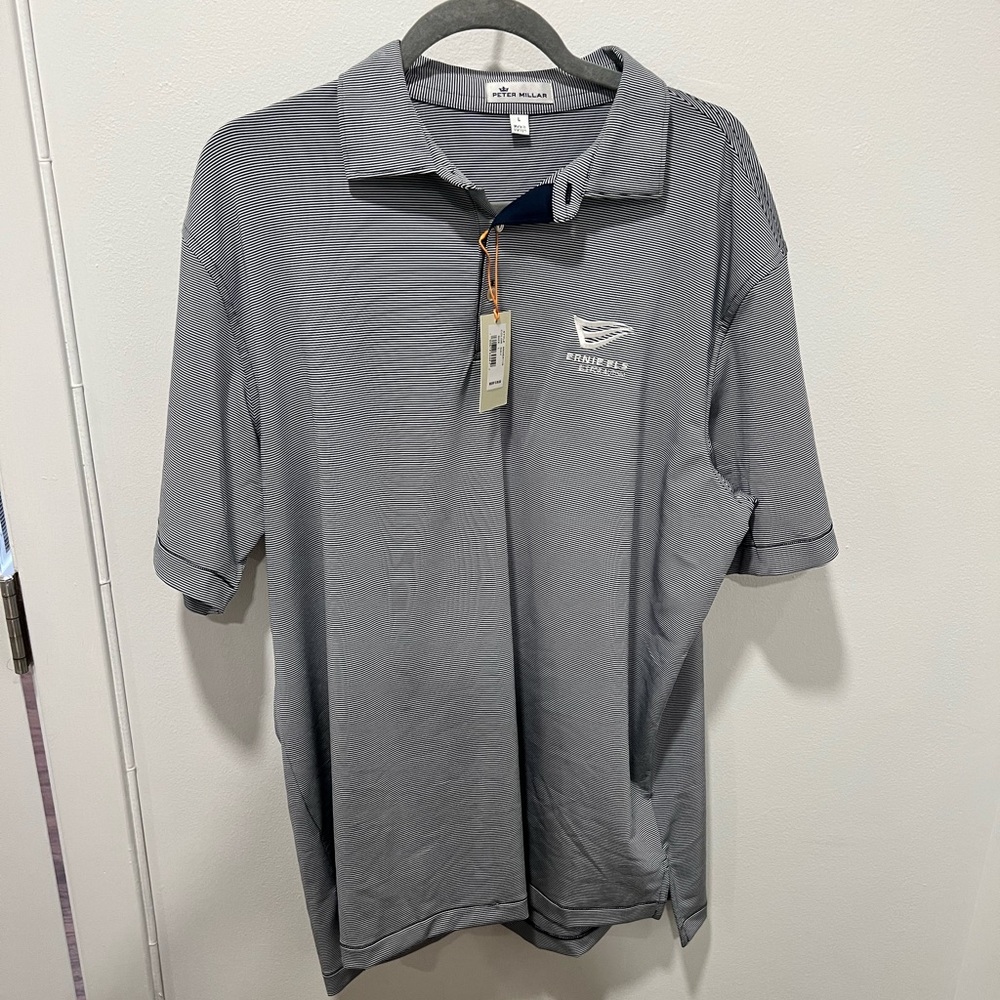 Blue Striped Peter Millar Men’s Large Polo
